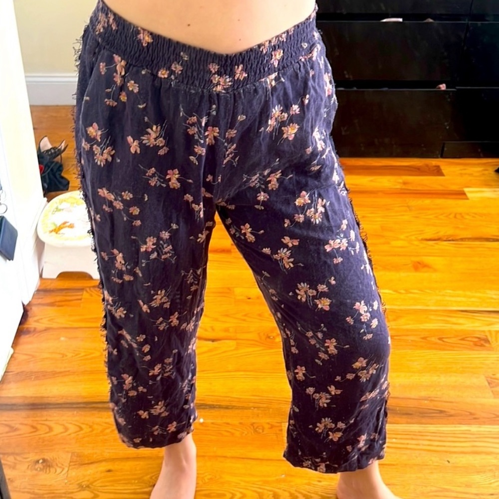 Don’t Ask Why Purple Floral Pants